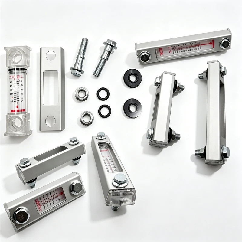 Hydraulic System Accessories Measurement Tool LS-3 LS-5 liquid level oil gauge, Tank,Dipstick, boltgs center distance 80/127MM
