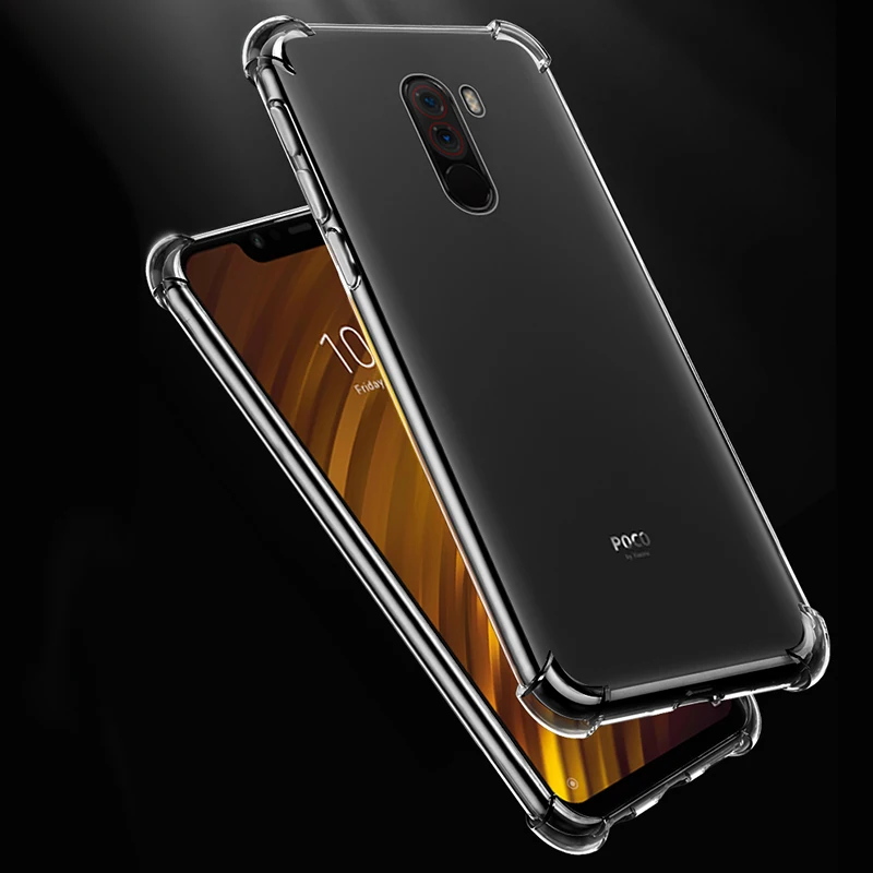 Cool Shockproof Clear Soft Case For Xiaomi Mi 8 9 10 11 A2 Lite A1 A3 Mi6 Mi Play Silicone Cover For Xiaomi Pocophone F1 Mi8 SE