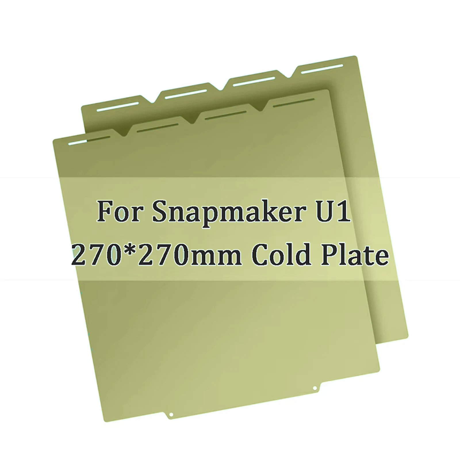 

PEI Pro Cold Plate For Snapmaker U1 270x270 PLA PETG ABS Cool Bed Glacier Cold Build Plate Unmatched Adhesion 3d Printer Parts