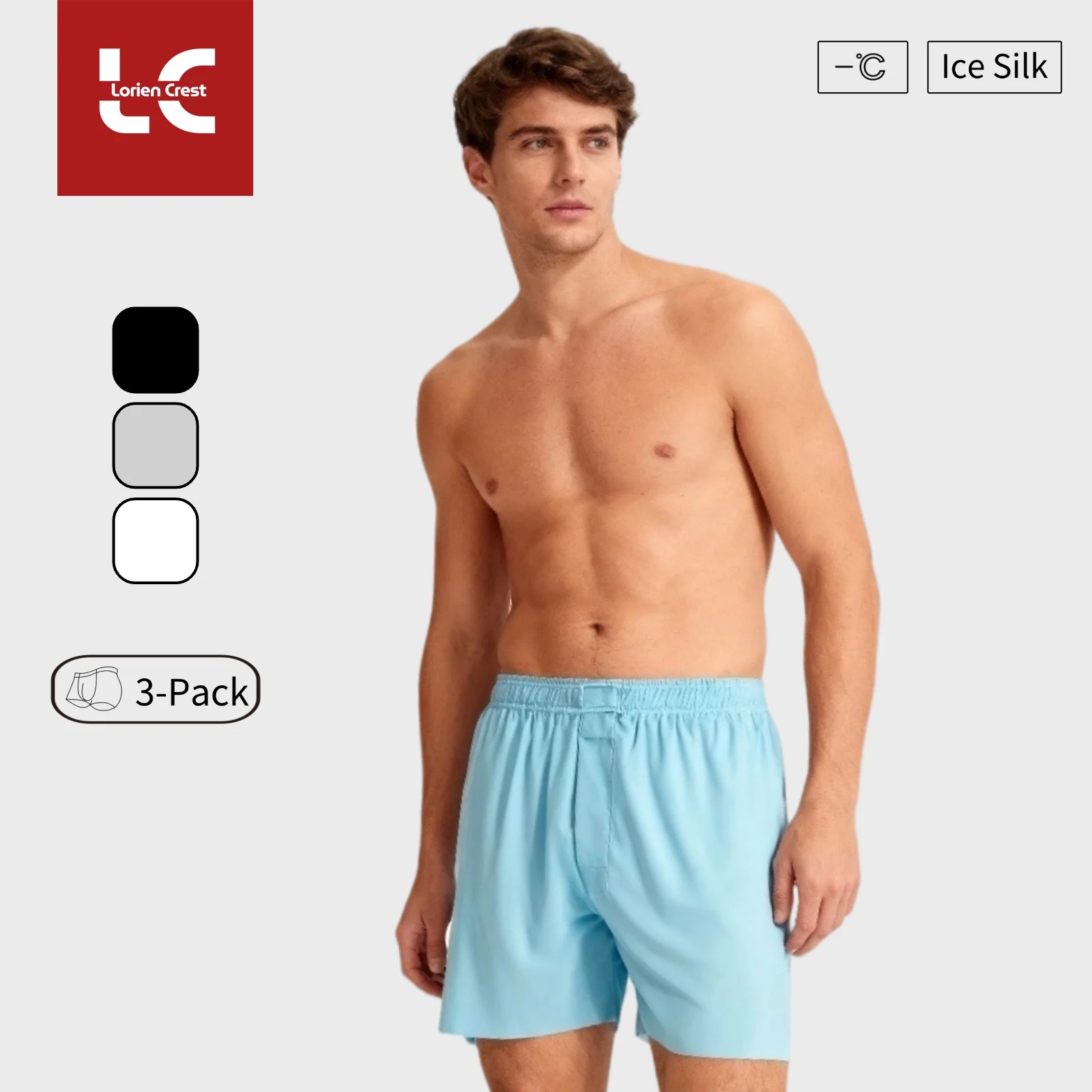 

3 шт., брюки Aro, мужские боксеры большого размера, свободные пижамные штаны, дышащее мужское нижнее белье, домашние штаны, дышащие и удобные