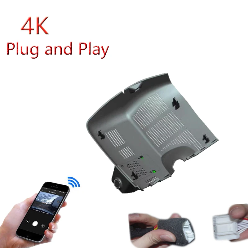 4K Plug And Play For Morris Garages MG ES5 2025 Car Video Recorder Wifi DVR Dash Camera Dashcam