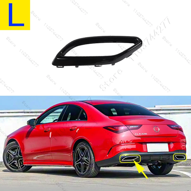 Für 2019–2025 C118 Mercedes Benz CLA180 CLA200 CLA220 CLA250 CLA180d Auspuffspitzenabdeckung Zierleisten 1184920100 1184920200 – Detail 7