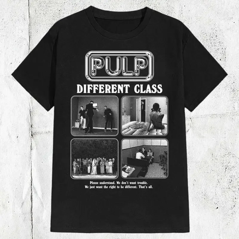Pulp Band Britpop Different Class T Shirt S 5Xl