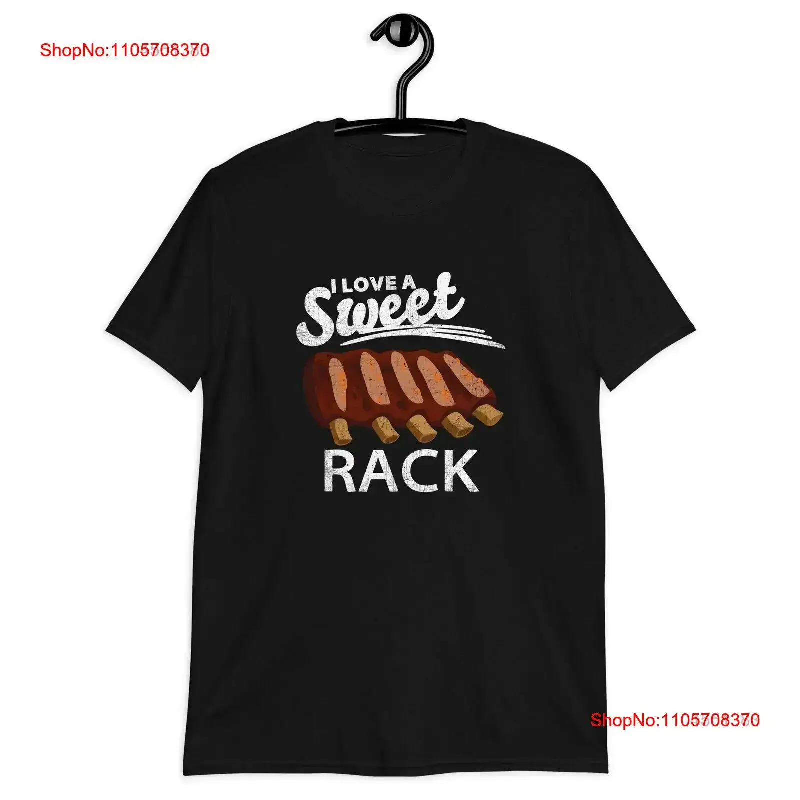 I Love a Sweet Rack T Shirt Funny BBQ Barbecue vintage Washed designer clothes streetwear graphic fashion Top For Everyday Wear