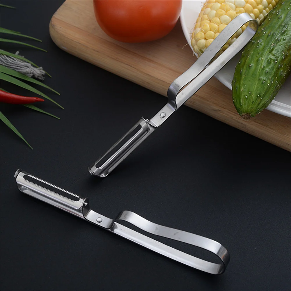 New Stainless Steel Integrated Peeler Multi-function Fruit Peeler Potato Scraper Fruit Vegetable Tools Home Kitchen Gadgets