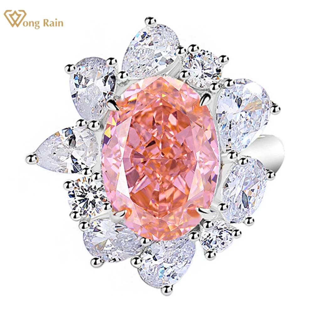 wong rain anel de noivado oval gems citrino para mulheres prata esterlina 925 joias de luxo criado 10x14 mm 01