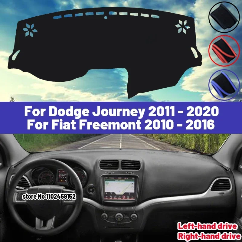Cubre Tablero de Alta Calidad para Dodge Journey 2011-2020 / Fiat Freemont 2010-2016, Alfombrilla Protectora Solar para el Tablero del Auto, Evita la Luz Directa