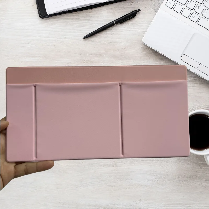 Spot Notebook Computer Self-adhesive Mouse Bag, Data Cable, Hard Drive Phone Storage Bag Large Capacity Lycra Fabric Storage Bag