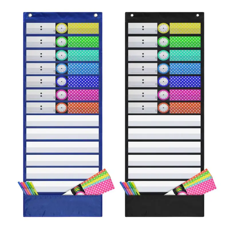 Pocket Chart For Classroom Daily Schedule Pocket Chart Class Schedule To Plan Your Classroom's Day Or Display Daily Study Words