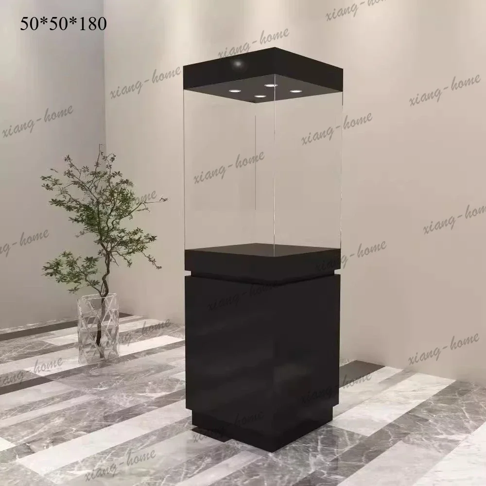 PG  Wooden Product Display Stand Exhibition Hall Sample Glass Cabinet Display