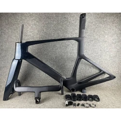 Foil Rc Carbon Fiber Road Frameset+Handlebar BB86 T1000 Speed Bike Frame Disc Brake Racing Bicycle Frames Custom Logo DPD Ship