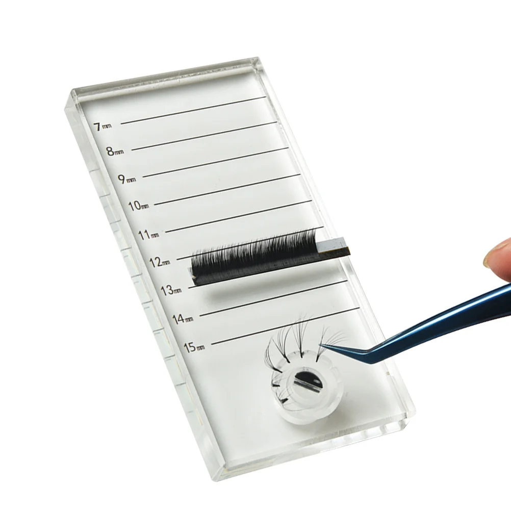 

1pc Eyelash Grafting Kit With Waterproof Reusable Extension Plates Flowering For Professional Home Use Eyelash