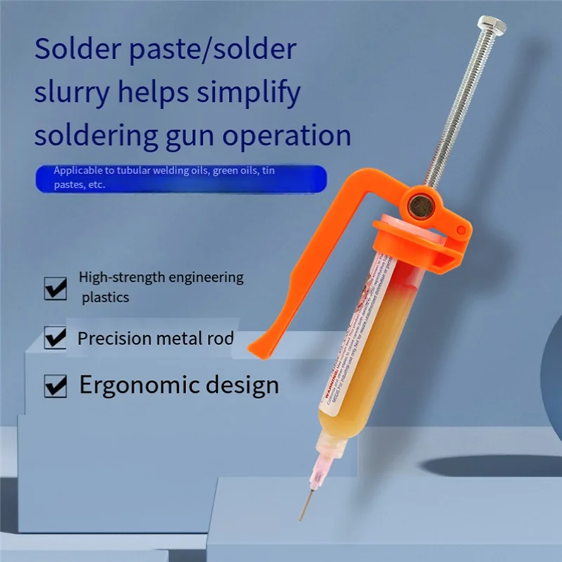 

Hot Sale-2PCS Solder Paste Booster UV Solder Mask Ink Welding Oil Pusher For Motherboard Flux Extruder Welding Propulsion Tool