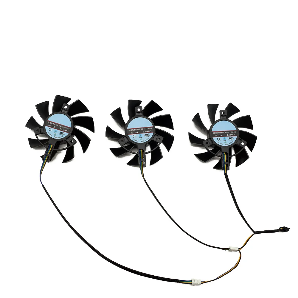 Кулер для видеокарты Amd Xfx RX Radeon VII, 75 мм, 12 В, 0,32 А