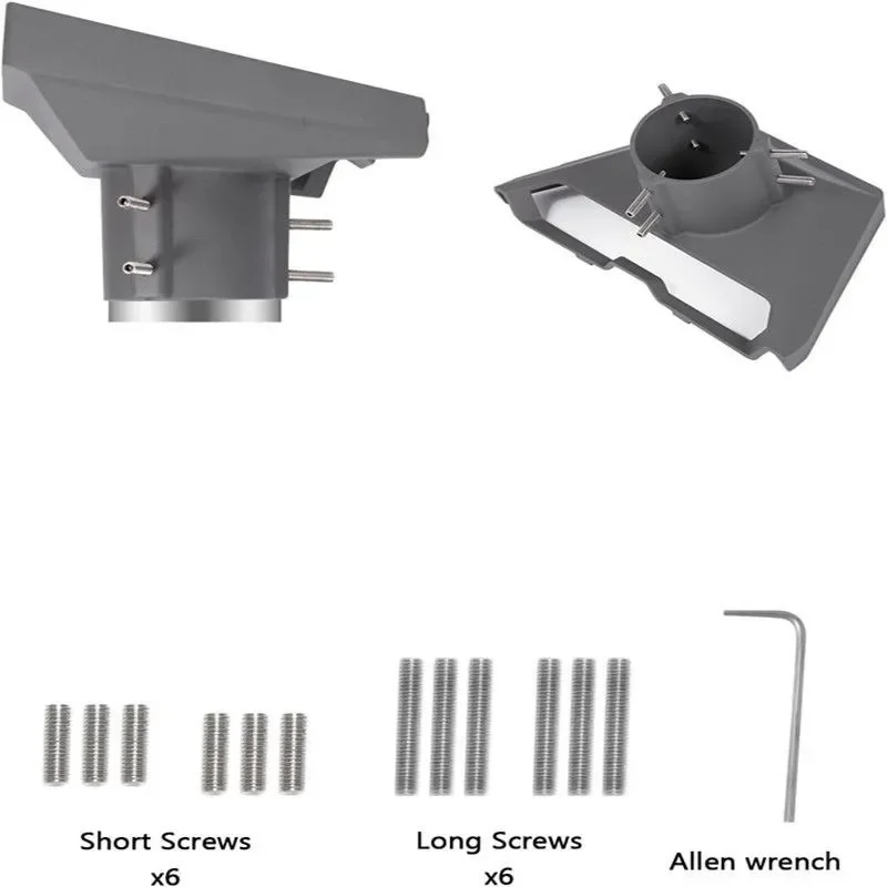 Picture 6: For Gen 3 Pipe Adapter Pipe Adapter Mount Mount Plate Roof Mount for Standard Dish V3 Kickstand
