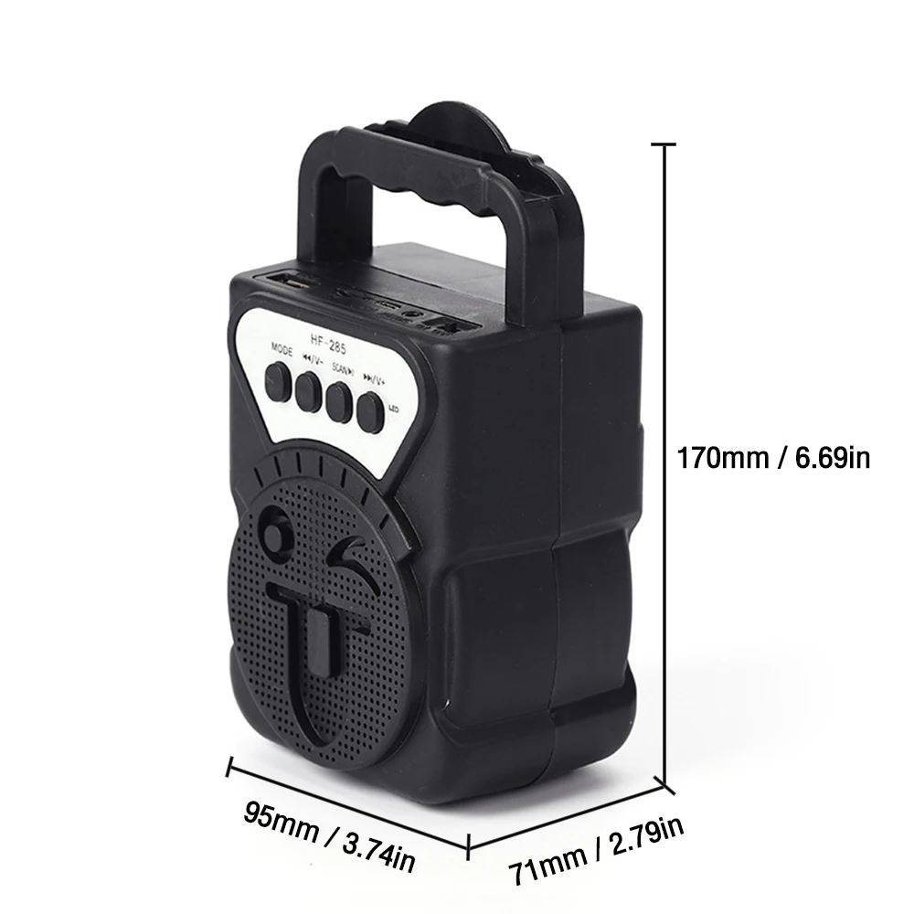 Caixa de som sem fio bluetooth alto-falante portátil música ao ar livre baixo estéreo subwoofer soundbar apoio aux tf cartão
