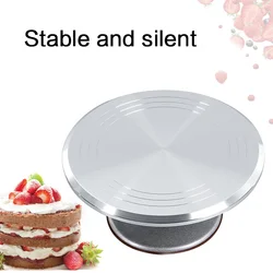 8-12 Inch High-quality Cake Turntable Platform Aluminum Alloy Rotating Baking Stand Decorating Tools Mould Scale Maker Dessert