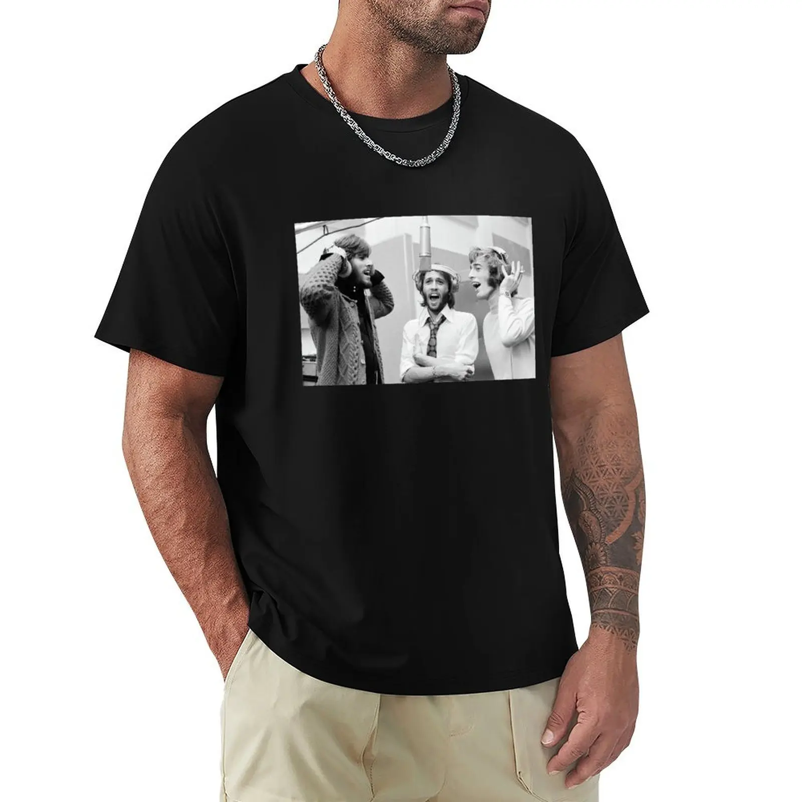 1970's Classic Bees Gees Wiston Casco T-Shirt Summer Holiday Casual Tee