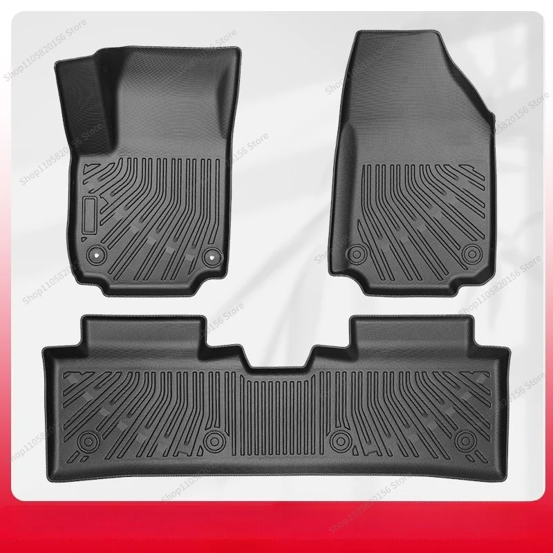 For Equinox 2025 Gas TPE 3D All Weather Floor Mats & Trunk Liner Waterproof Car Cargo Mat