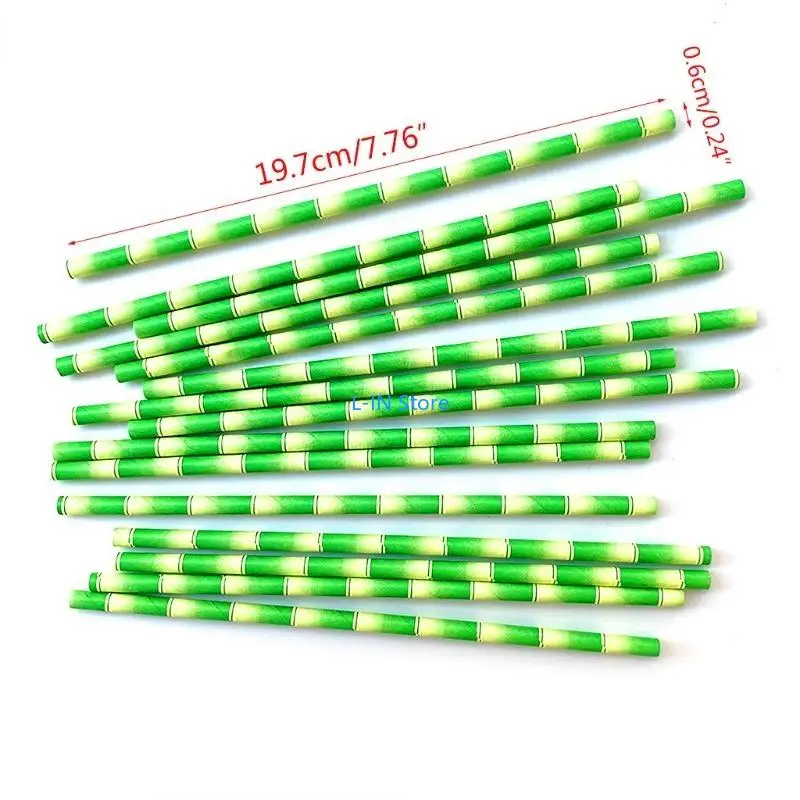 Paper Drinking Straw Baby Shower Wedding Decoration Straw Disposable Gift