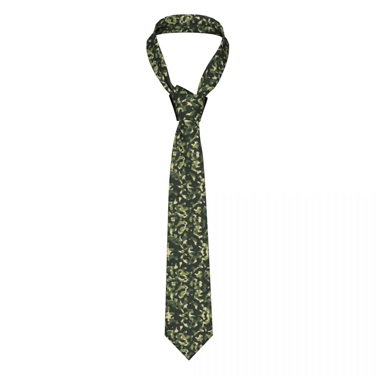 

Army Camouflage Military Design Tie Ties Hip-Hop Street Cravat Party Necktie Polyester