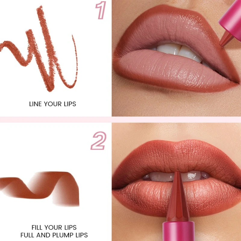 8가지 색상 페니스 모양 립스틱 버섯 모양 롱래스팅 보습 화장품 루즈 팝 매트 립스틱 립 메이크업