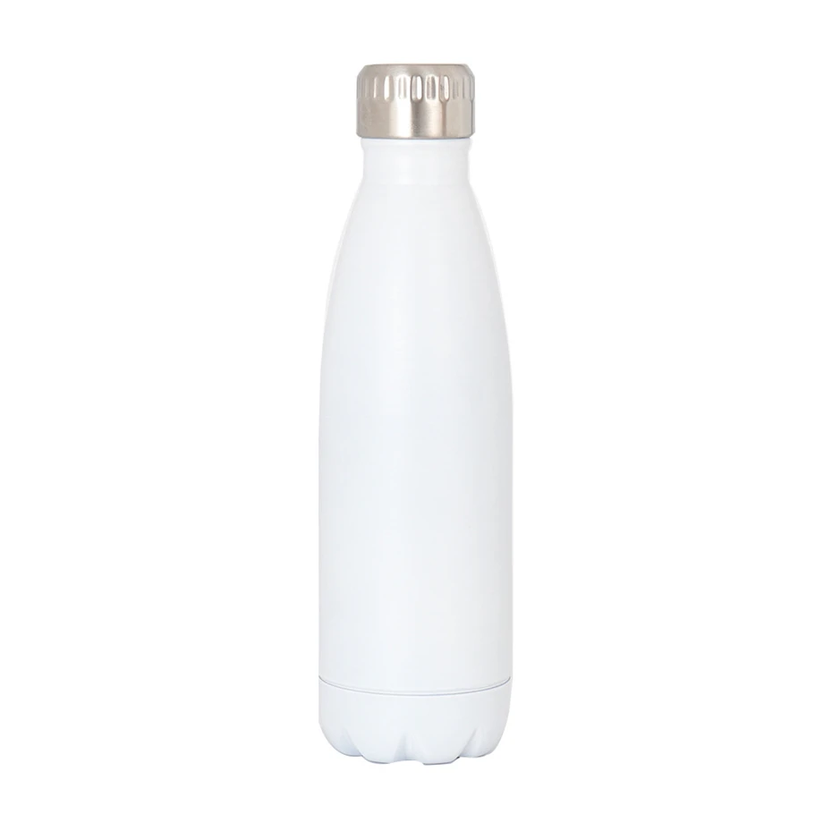 100pcs/Lot Cola Bottle Sublimation Flask 12oz/350ml 17oz/500ml 25oz/750ml 34oz/1L Insulated Vacuum 18/8 Stainless Steel 2-Wall