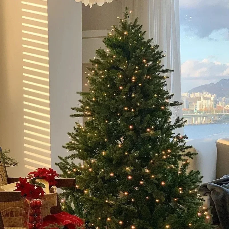 1.2m Large Artificial Christmas Tree PE Material with Lights Simulated Encryption New Available for Holiday Decoration