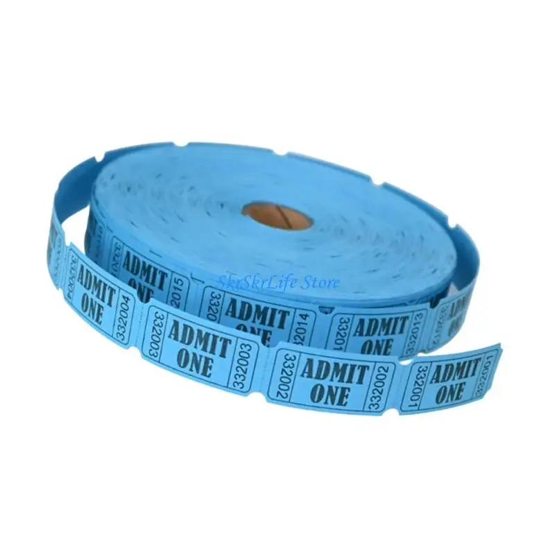E65E Double Coated Paper Rolls Tickets Tokens Rolls For Smooth Printing Tear Resist