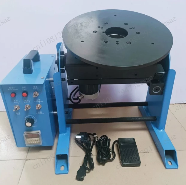 50Kg Welding Positioner Through Hole Electric Rotary Table Automatic Circular Seam Welding Equipment