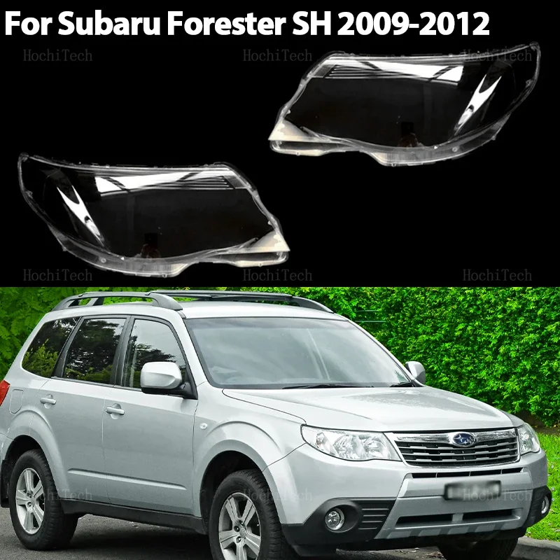 Transparent Housing Front Headlights Lens Shell Cover Glass Lampcover Lampshade For Subaru Forester SH 2009 2010 2011 2012 2013