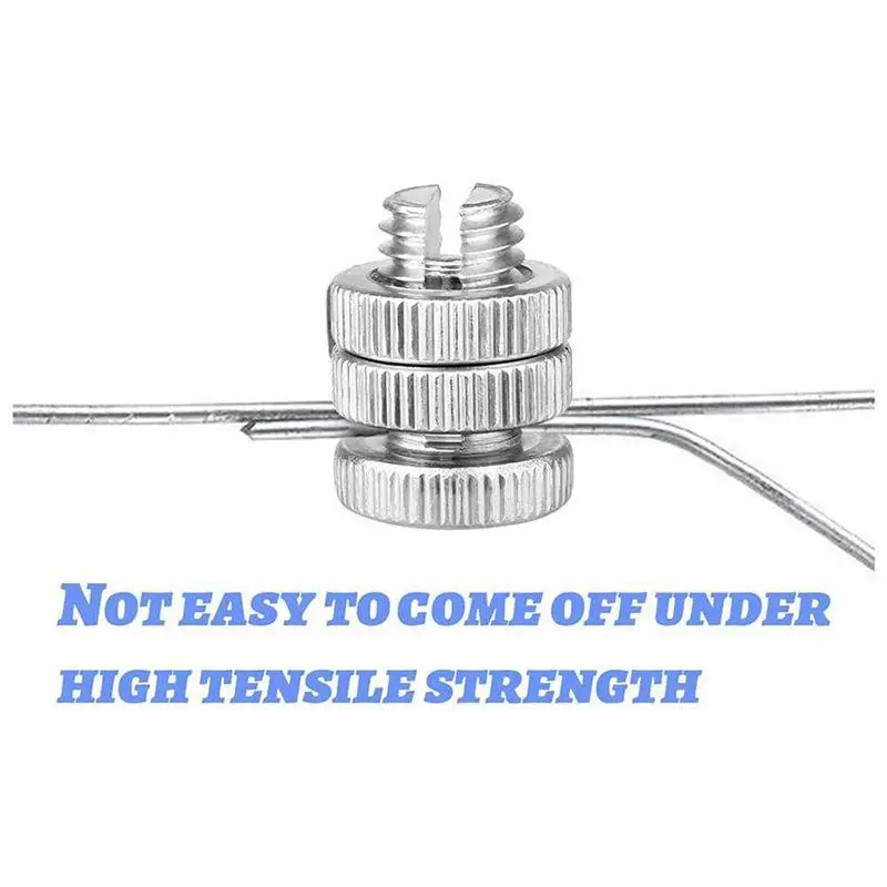 DT17 48 Pieces Split Bolt Joint Clamp Wire Connector Aluminium Alloy Electric Fence Connector for Multiple Fence