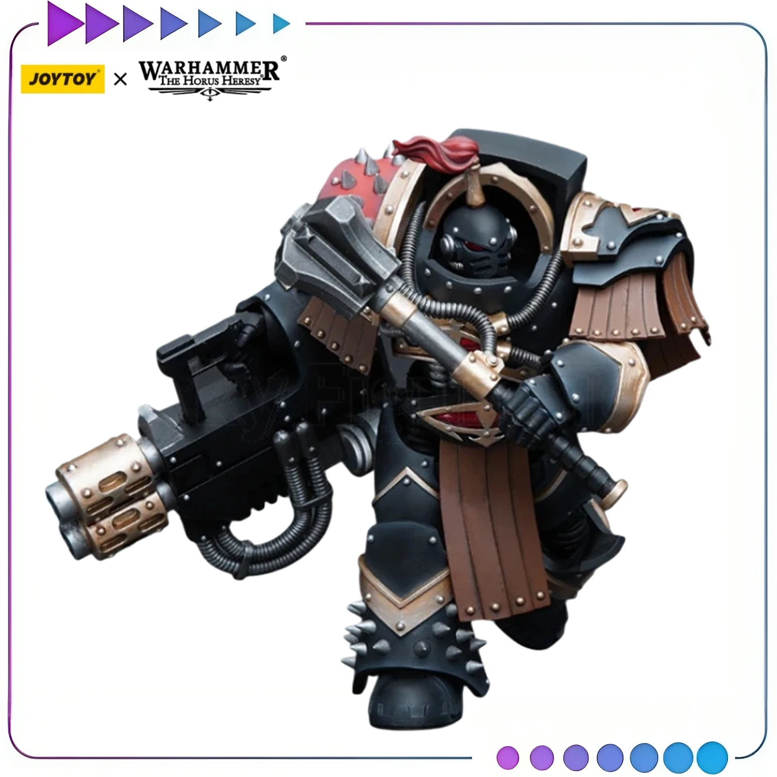 

【Оригинал】JOYTOY Warhammer 40K Sons of HorusJustaerin Terminator Squad Justaerin с несколькими мелами и Power Maul