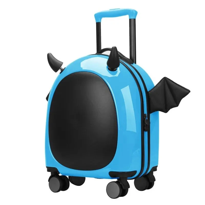 

Children Spinner Suitcase PC light Rolling Suitcase with 4 wheels wheeled trolley bag for girls boys rolling luggage carry on