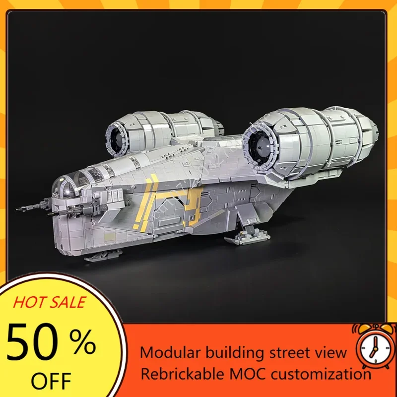 4893 pçs navalha crista-minifig escala espaço guerra militar moc nave espacial batalha modelo personalizado quebra-cabeças arquitetura diy montagem presente