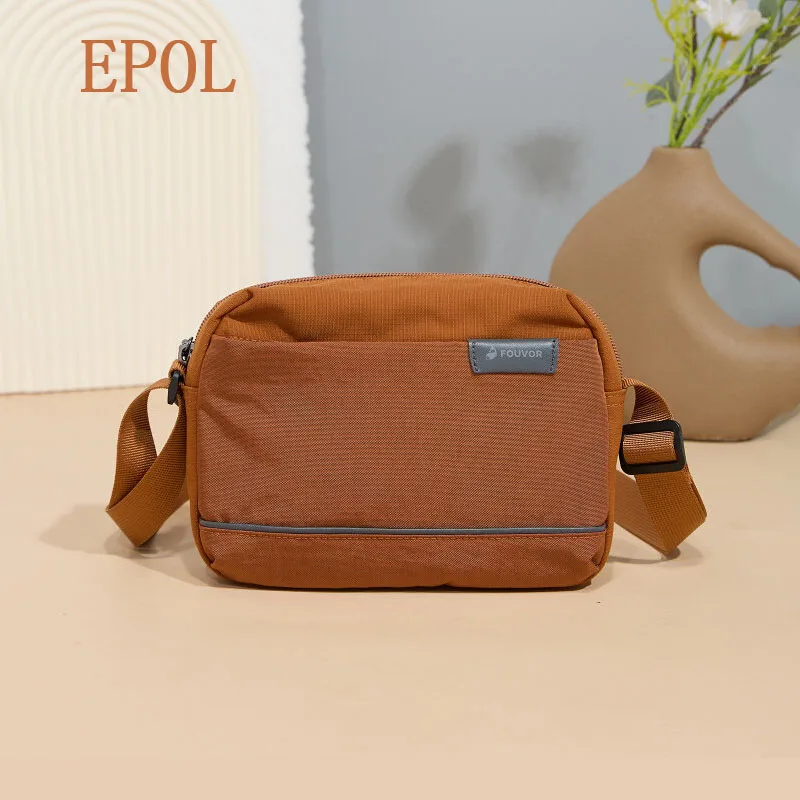 EPOL Women's Small Square Bags Casual Waterproof Oxford Cloth Crossbody Bag Lightweight Versatile Commuter Shoulder Bag 3063-04
