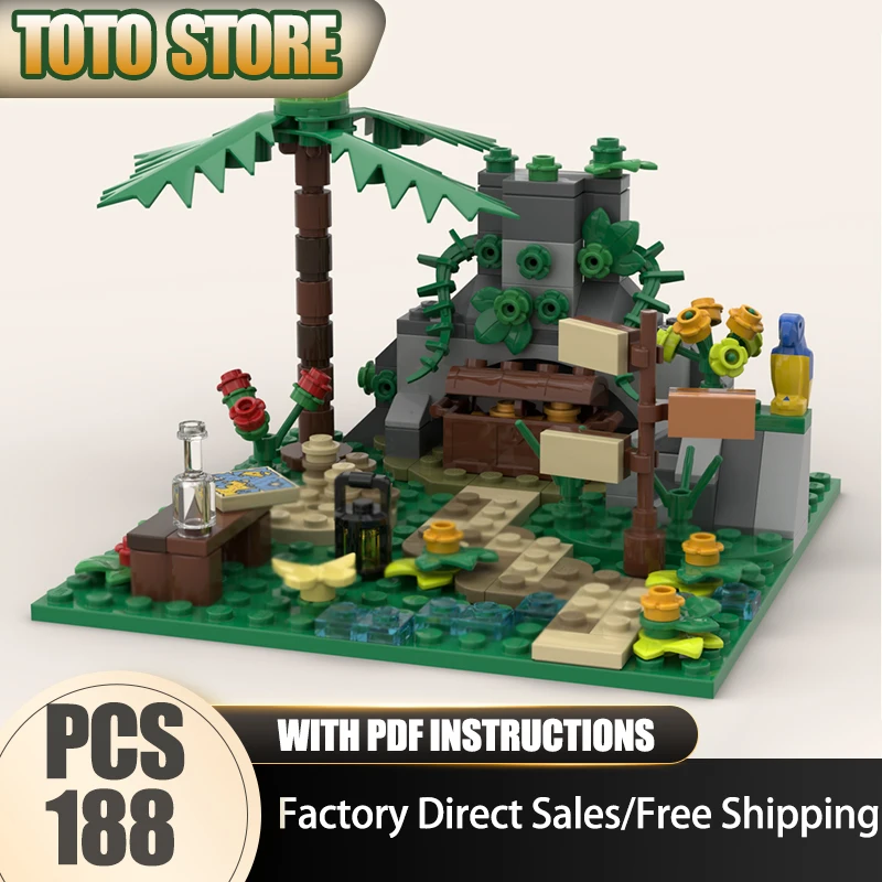 

Средневековый замок Moc, строительный блок, модульный путь счастья, модель, технология, сборка кирпича, игрушка, строительство, праздничные подарки