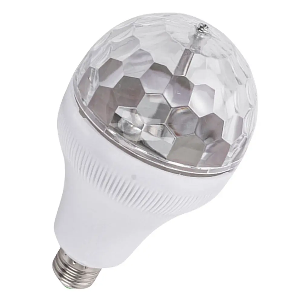 

Rgb Stage Light Bulb Rotating Disco Party Light Bulb Colorful LED Ambiance Lamp for Ktv Dance Party Festive Events Lighting
