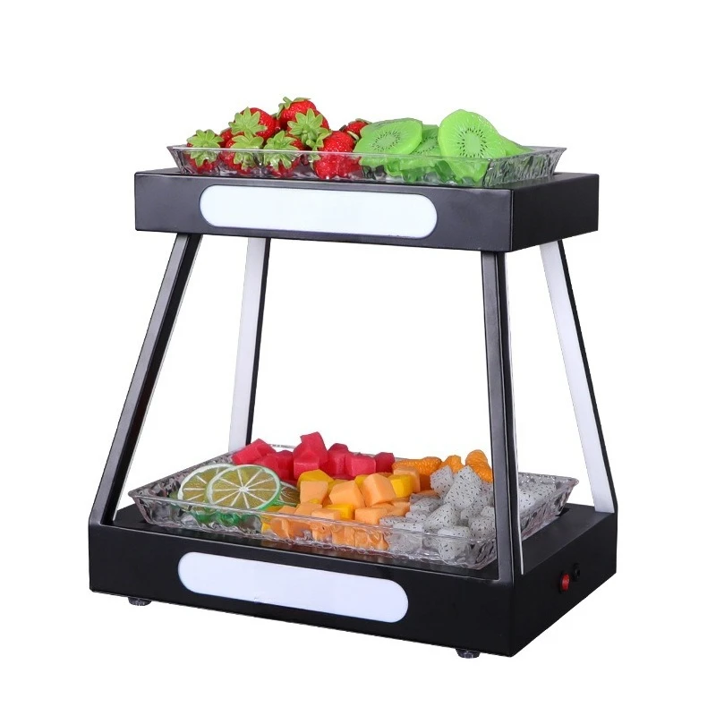 

KTV fruit tray LED light-emitting iron I-shaped Dim sum tray snack tray