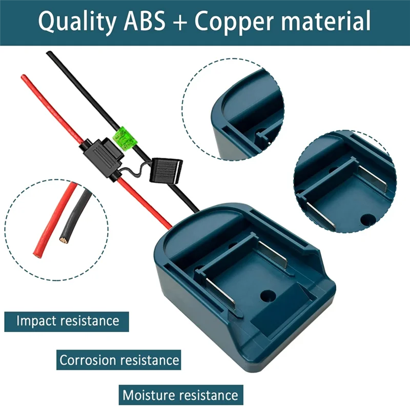 Kit di accessori per cassetta degli attrezzi elettrici A74E-DIY per utensile elettrico MT per batteria MT 14V/18V