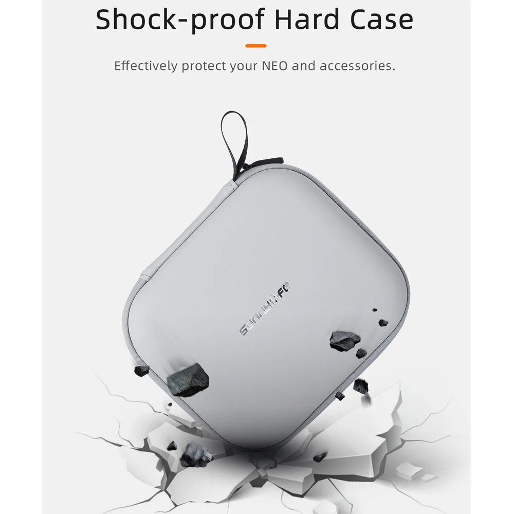 Sunnylife sac de rangement pour DJI NEO organisateur étui à manches de protection boîte de transport Portable étui sac à main pour DJI Neo Drone couverture