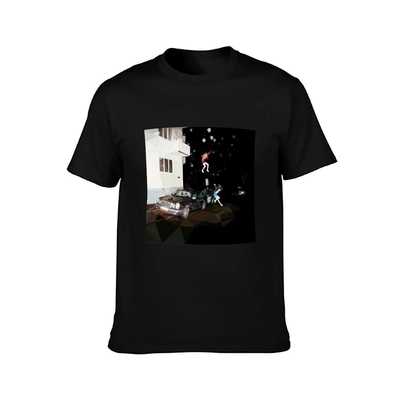 Science Fiction by Brand New - Poly Art T-Shirt, Summer Casual Cotton Tee, Oversized Streetwear Tops, Vintage Graphic Print