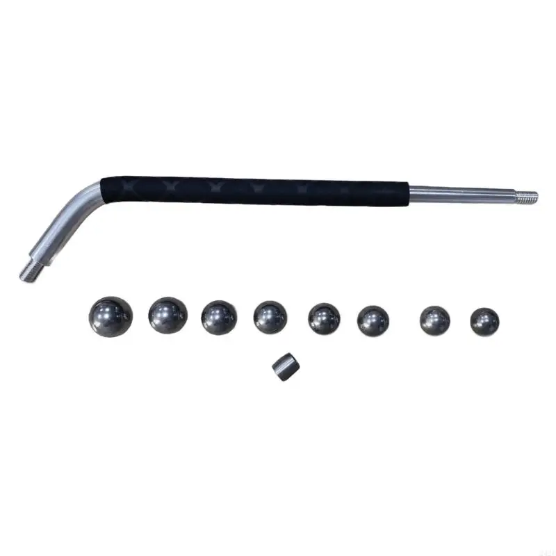

242F Sax Maintenance Tool Saxophone Neck Repairing Tool Metal Ball Long Rod Saxophone Repair Tool for Sax Wind Instruments