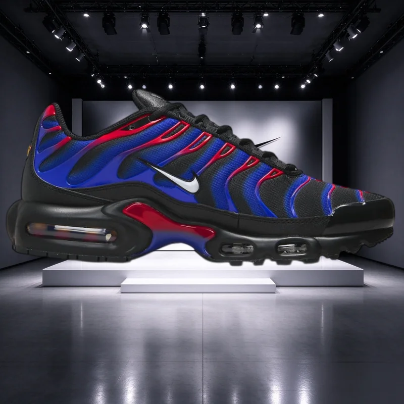 Nike Air Max Plus TN Black University Red Racer Blue Cyber ​​Y2K Retro Men Citywalk Running Shoes Streetwear FN7805-001