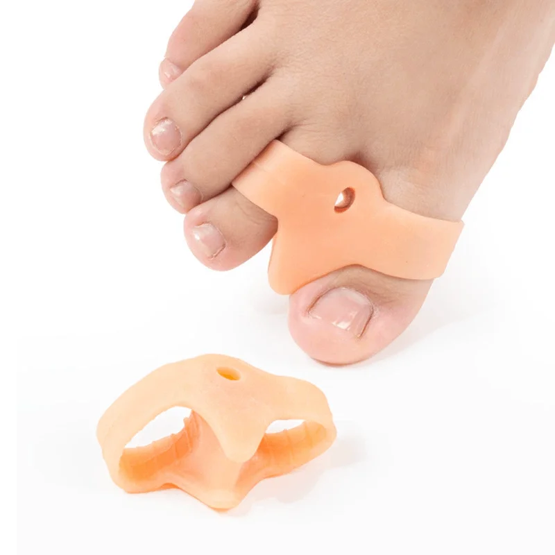 

1/2/3/4Pairs Toe Separator Gel Foot Finger Protector Bunion Orthopedic Hallux Valgus Guard Straightener Pedicure Spacers