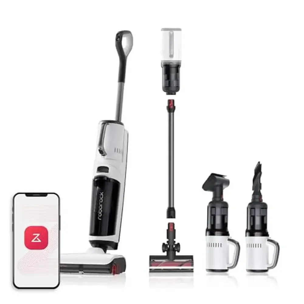 Dyad Pro Combo Cordless Wet Dry Vacuum 5-in-1 Multi-Surface Cleaner 17000Pa Suction Edge-to-Edge Cleaning Self-Cleaning System