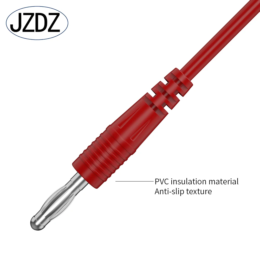 Imagem -05 - Jzdz-banana Plug para Jacaré Multímetro Test Leads Cabo Linha Fio 100cm Ferramentas de Teste Elétrico mm Pcs 70056c