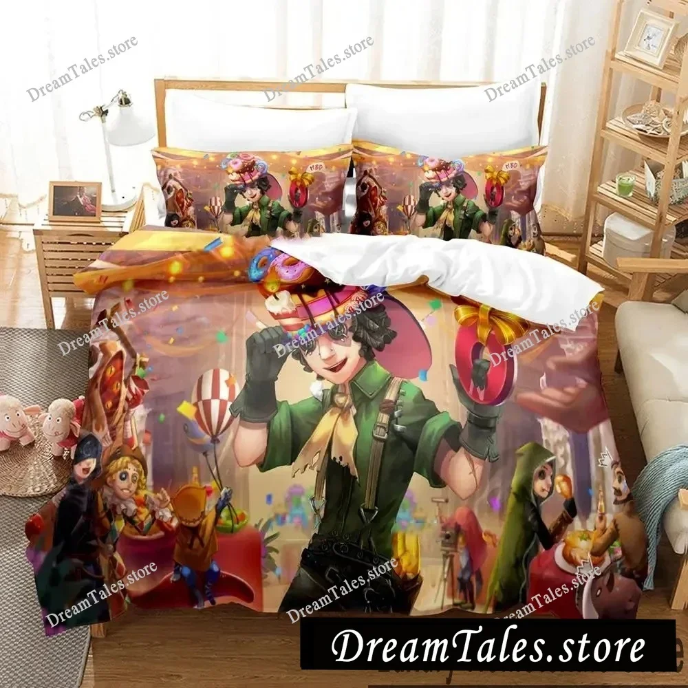 

Game Identity V Anime Bedding Set Boys Girls Twin Queen King Size Duvet Cover Pillowcase Bed Boys Adult Home Textileextile741