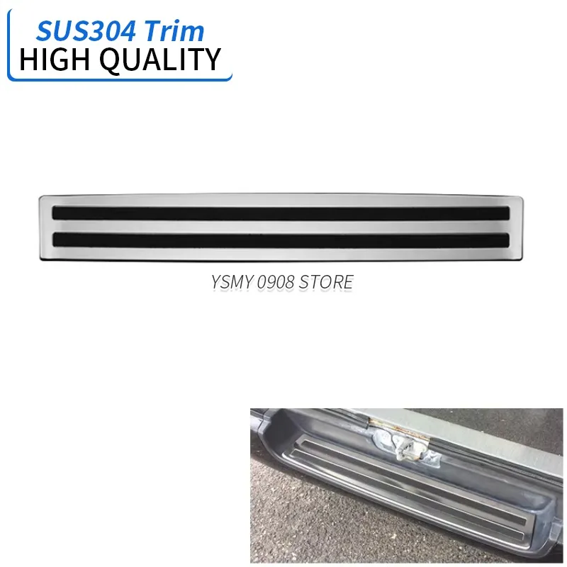 1PCS Stainless Steel Car Accessories Rear Step Sill Guard Protector for Toyota Hiace 200