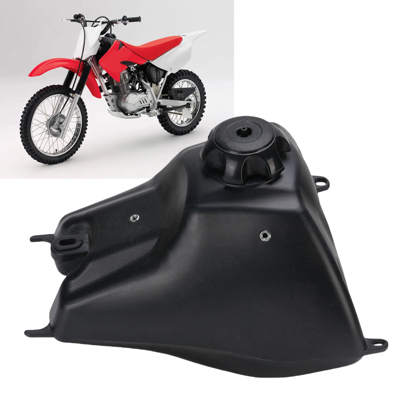 

Motorcycle Fuel Fuel Gas Sturdy Structure Easy Install 8L Capacity Replacement for CRF70 XR70 CRF80 CRF100 Pit Bikes